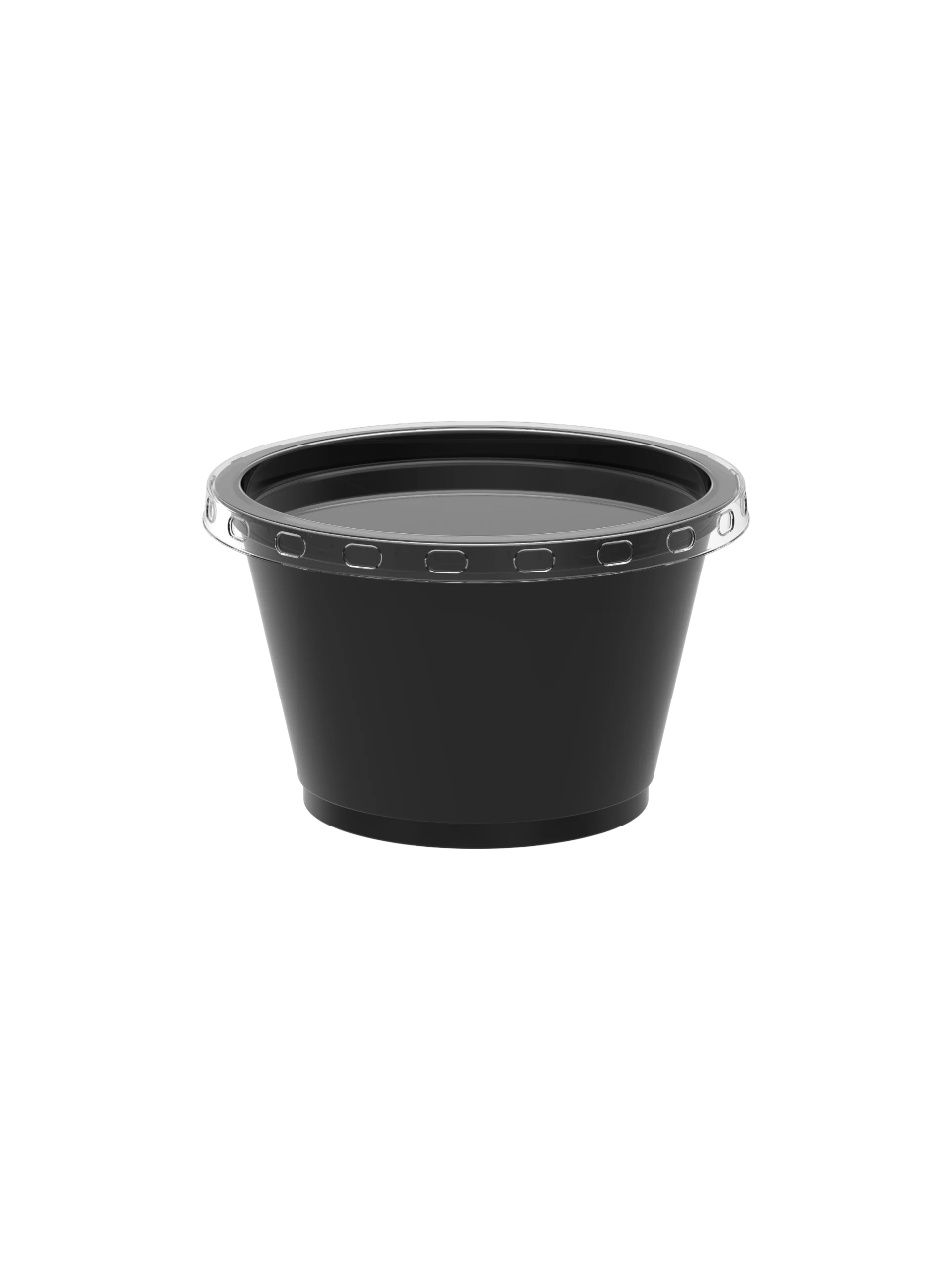 4 oz Clear Sauce Cup With Lid 1000 pcs