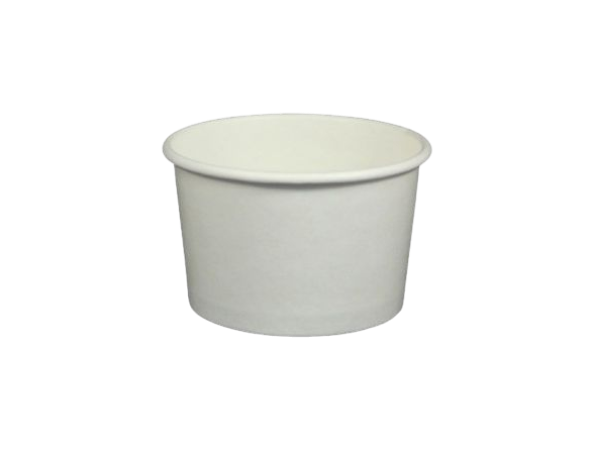 White Paper Soup Bowl With Lid 1000 PCS