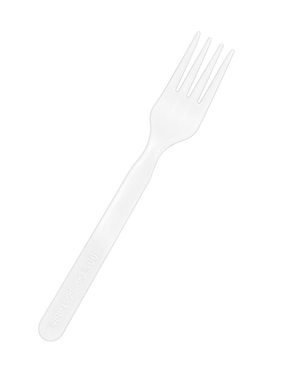 1000 PCS biodegradable Individual Fork