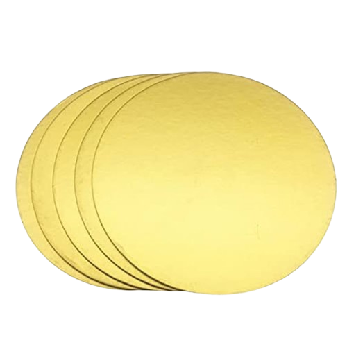 7.5 Kg Golden round cake board