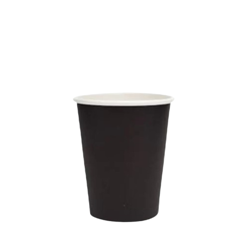 Black Single Wall Coffee Cup 1000 PCS