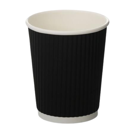 Black Ripple Coffee Cup 500 PCS