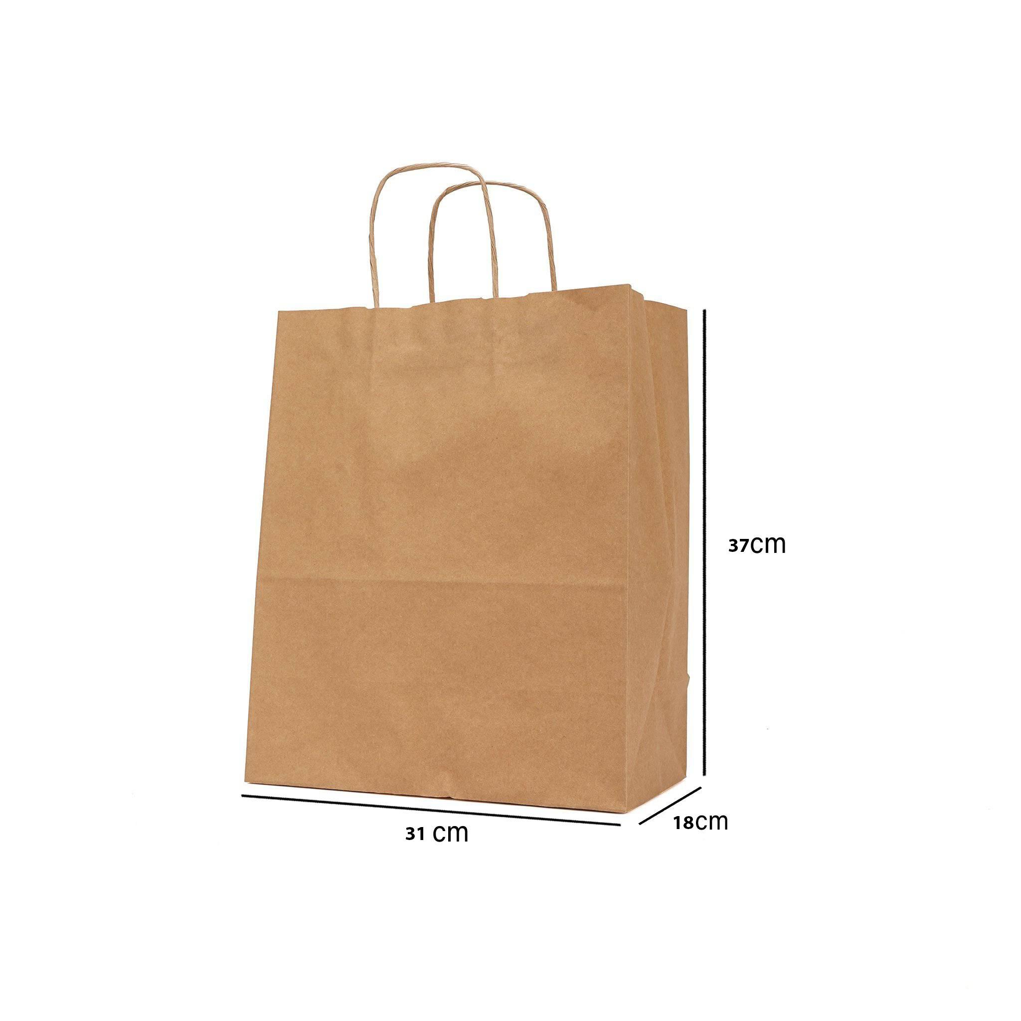 10 kg Paper Bag With Twisted Handle 37x31x18cm