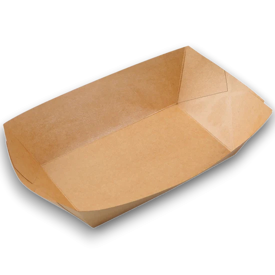 500 PCS  27 oz French Fries Kraft Tray